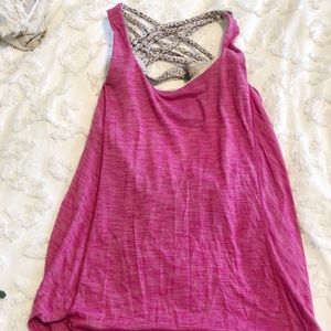 lululemon pink tank top
